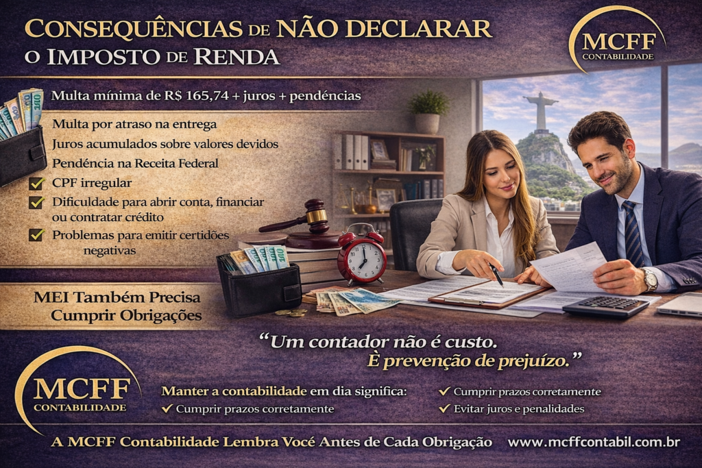 Não Declarar Imposto de Renda Gera Multas, Juros e Bloqueios